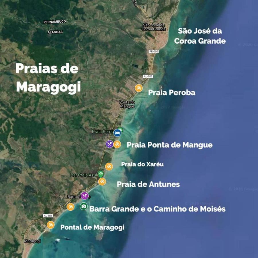 Casa Aconchegante Na Praia De Peroba Maragogi Εξωτερικό φωτογραφία